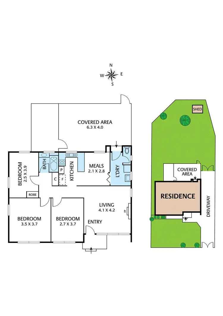 Floorplan of Homely house listing, 14 Perth Street, Heidelberg West VIC 3081