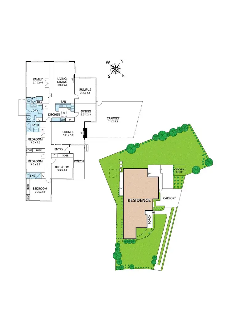 Floorplan of Homely house listing, 41 Bimbadeen Crescent, Yallambie VIC 3085