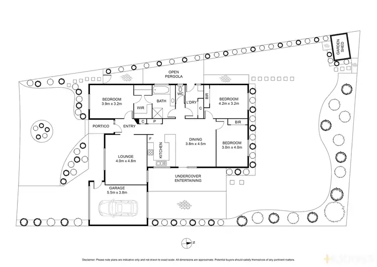 Floorplan of Homely house listing, 12 Arlington Crescent, Ocean Grove VIC 3226