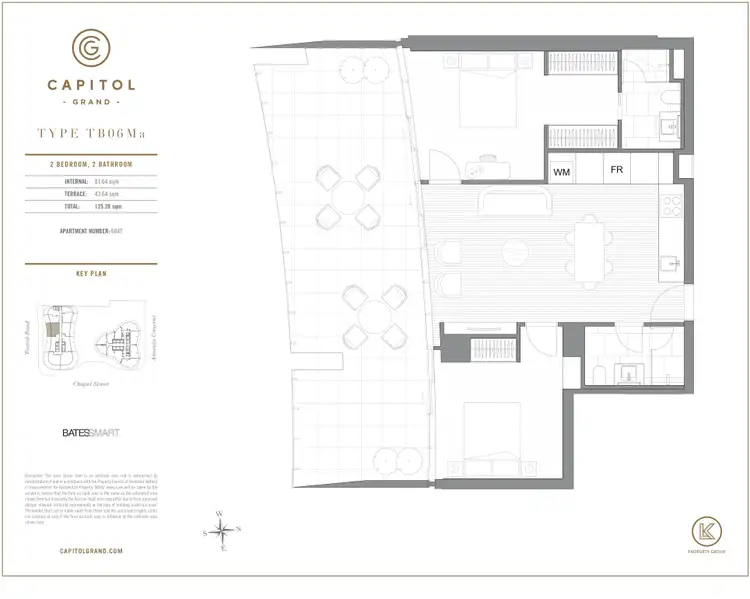 Floorplan of Homely apartment listing, 604/243 Toorak Road, South Yarra VIC 3141