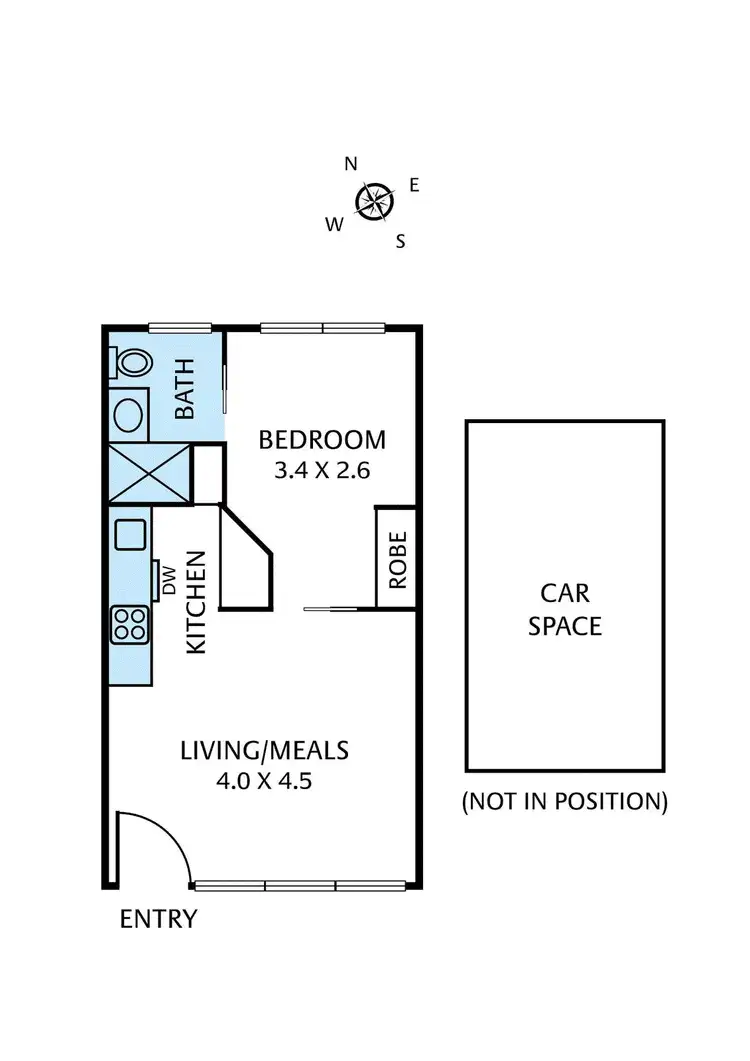 Floorplan of Homely unit listing, 5/31 Dover Road, Williamstown VIC 3016