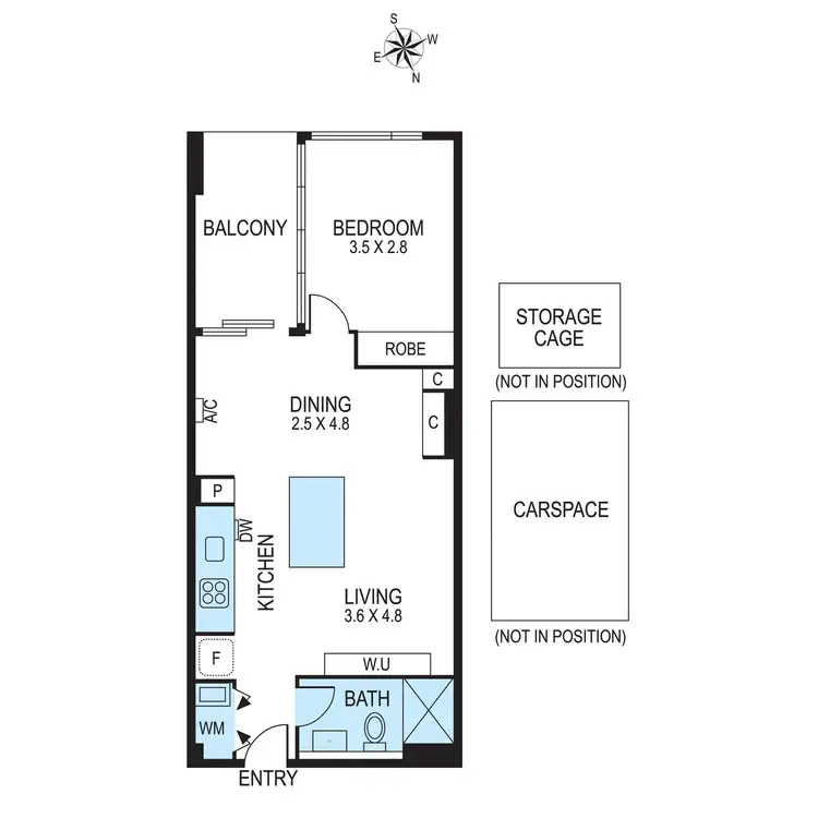 Floorplan of Homely apartment listing, 104/483 Glen Huntly Road, Elsternwick VIC 3185