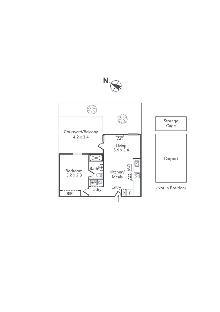 Floorplan of Homely apartment listing, 6/233 Dandenong Road, Windsor VIC 3181