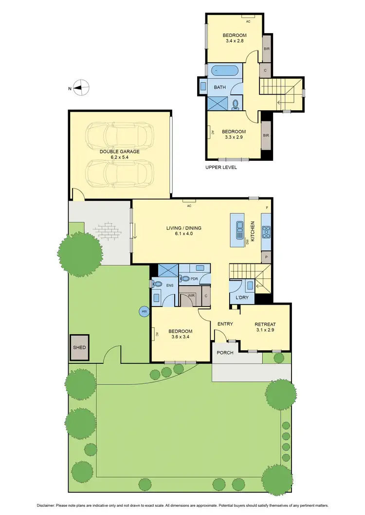 Floorplan of Homely townhouse listing, 1/8 Carlson Avenue, Clayton VIC 3168