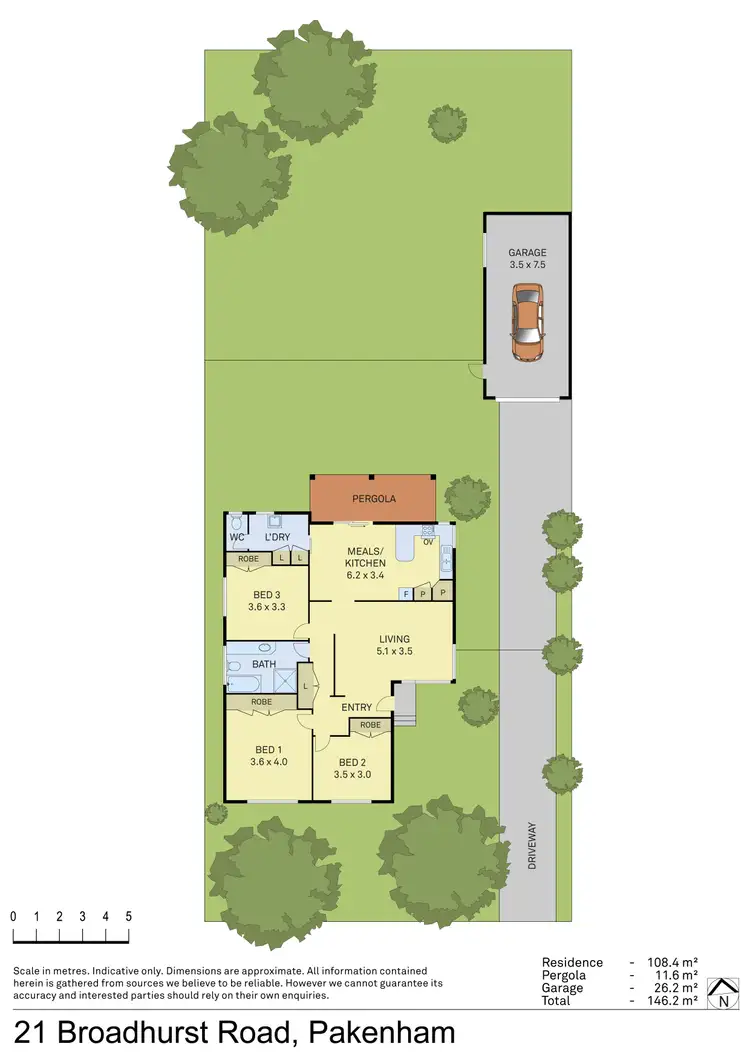Floorplan of Homely house listing, 21 Broadhurst Road, Pakenham VIC 3810