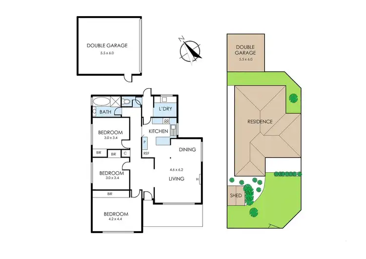 Floorplan of Homely townhouse listing, 1/49 Centre Dandenong Road, Cheltenham VIC 3192