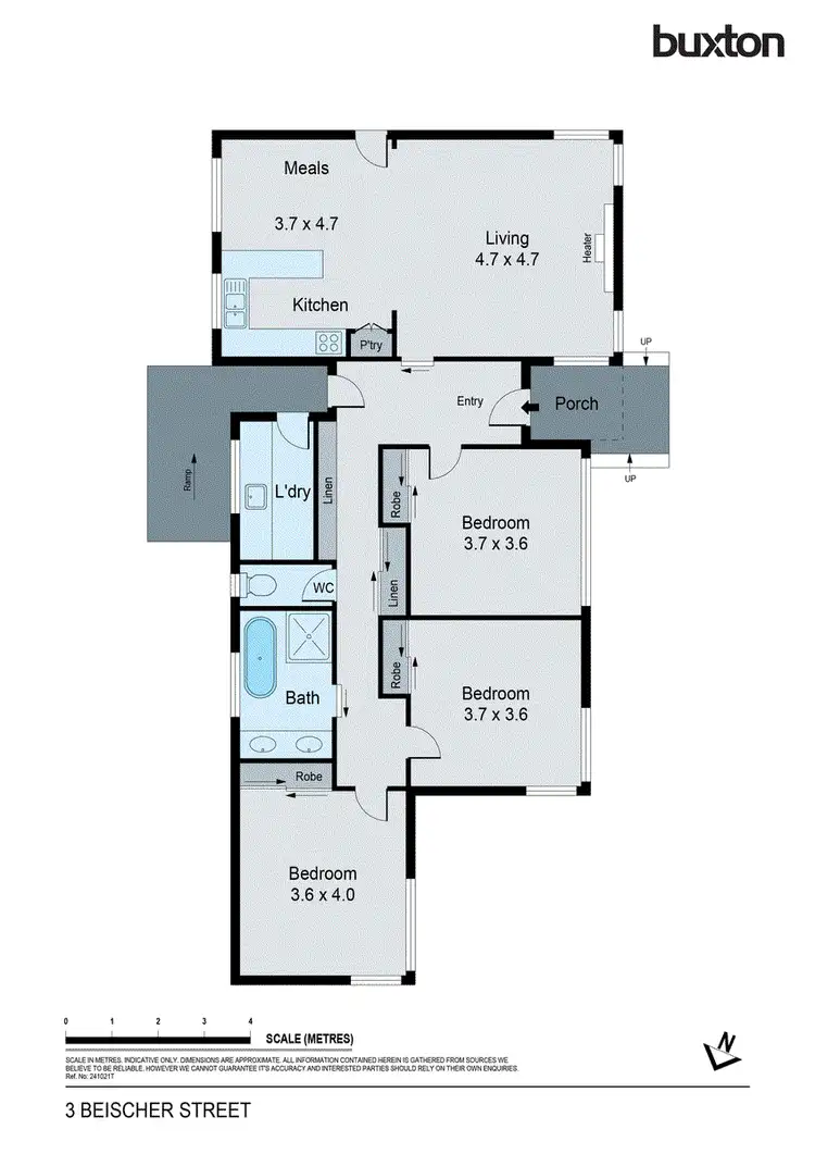 Floorplan of Homely house listing, 3 Beischer Street, Strathdale VIC 3550