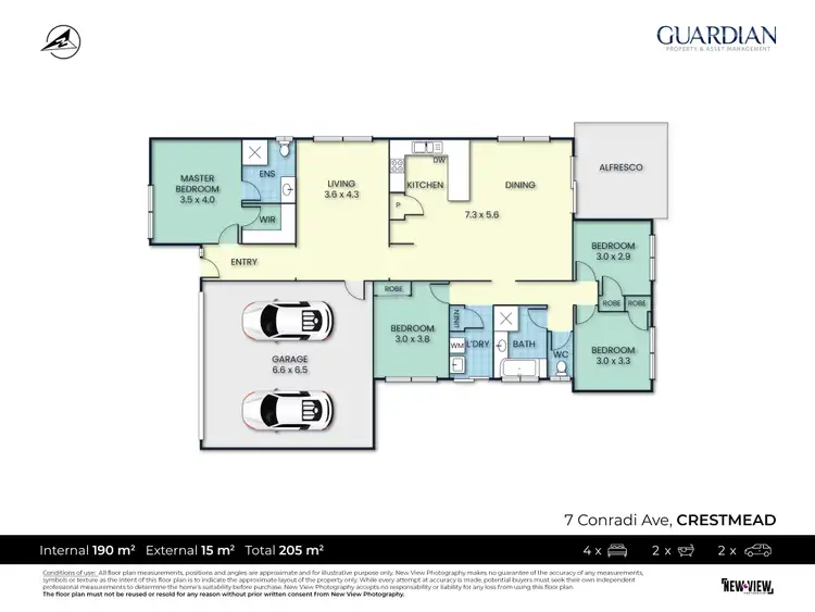 Floorplan of Homely house listing, 7 Conradi Avenue, Crestmead QLD 4132