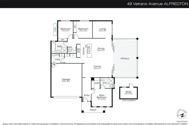 Floorplan of Homely house listing, 49 Vetrano Avenue, Alfredton VIC 3350