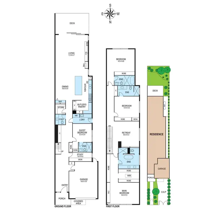 Floorplan of Homely townhouse listing, 28a Kennedy Street, Bentleigh East VIC 3165