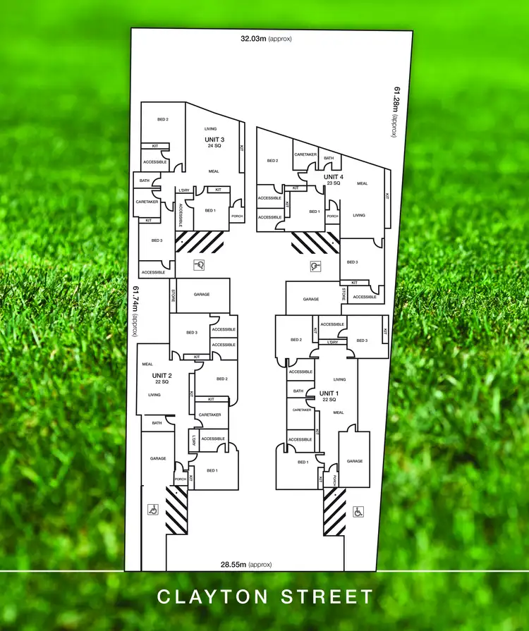 Floorplan of Homely land listing, 316 Clayton Street, Canadian VIC 3350