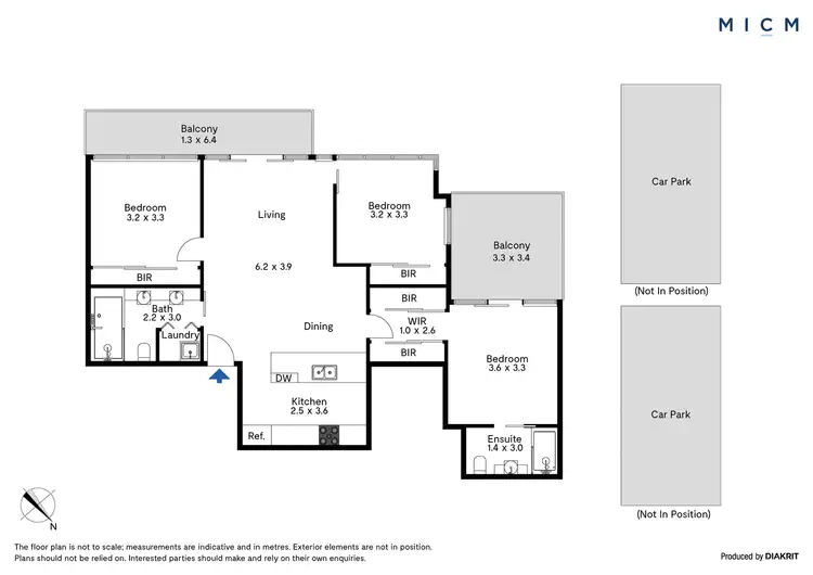 Floorplan of Homely apartment listing, 352/173 City Road, Southbank VIC 3006