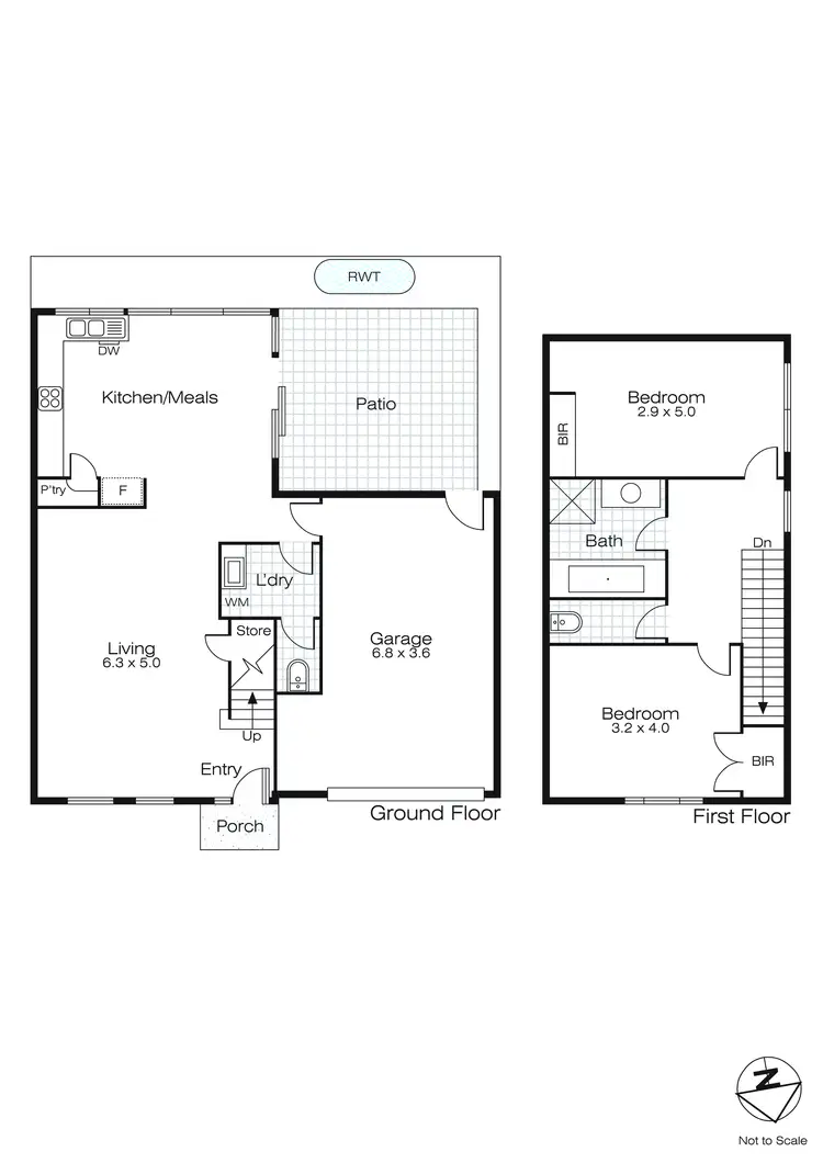 Floorplan of Homely house listing, 1/9 Foster Street, Redan VIC 3350