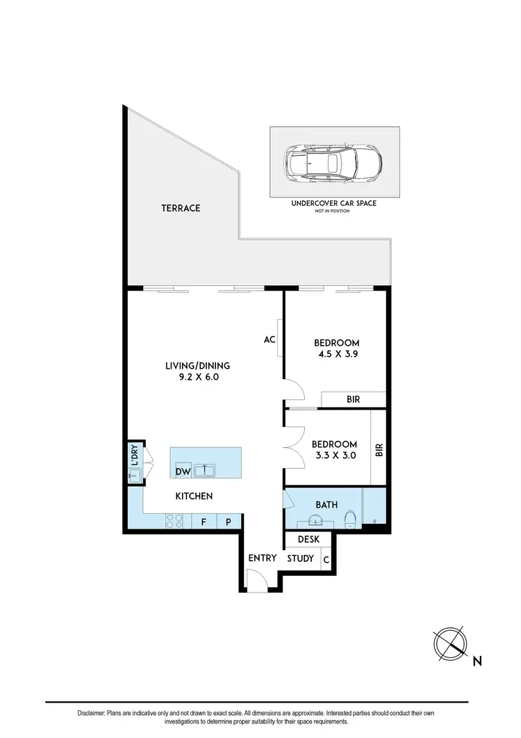 Floorplan of Homely apartment listing, 102/135 Lower Dandenong Road, Mentone VIC 3194