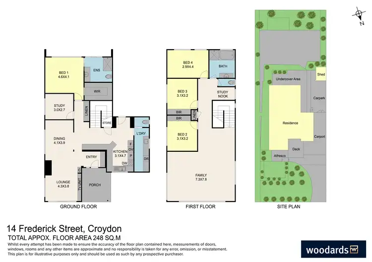 Floorplan of Homely house listing, 14 Frederick Street, Croydon VIC 3136