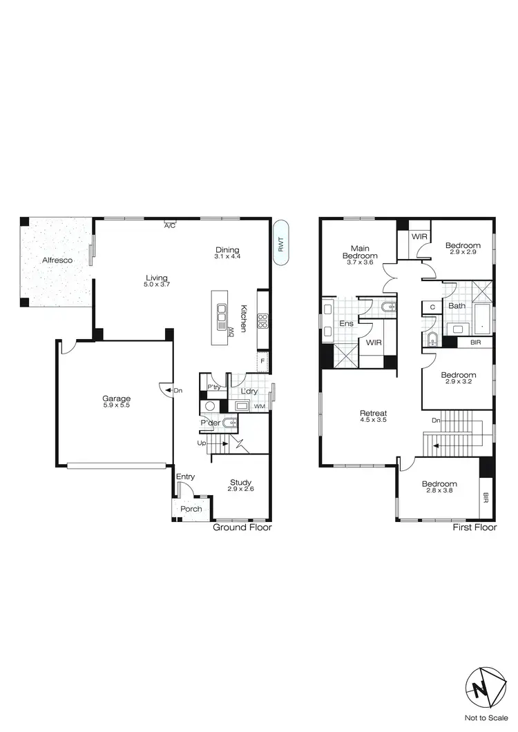 Floorplan of Homely house listing, 26 Pernonie Street, Lucas VIC 3350