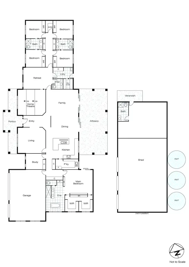 Floorplan of Homely house listing, 140 Ibis Gardens Court, Cardigan VIC 3352