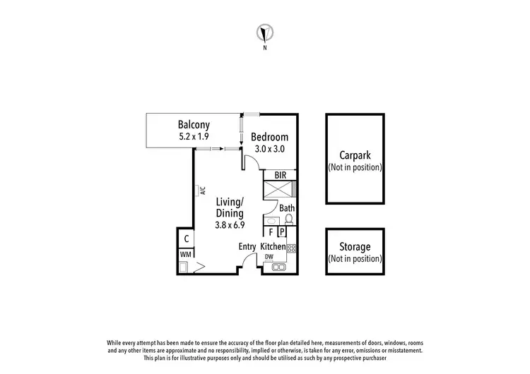 Floorplan of Homely apartment listing, 205/69 Marshall Street, Ivanhoe VIC 3079
