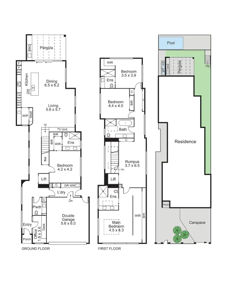 Floorplan of Homely house listing, 47 Scott Street, Caulfield South VIC 3162