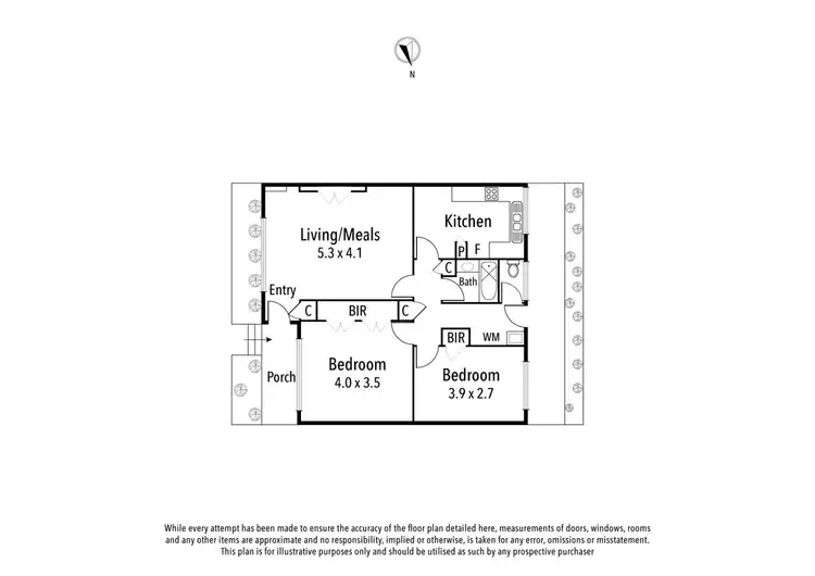 Floorplan of Homely unit listing, 7/7 Kenilworth Parade, Ivanhoe VIC 3079