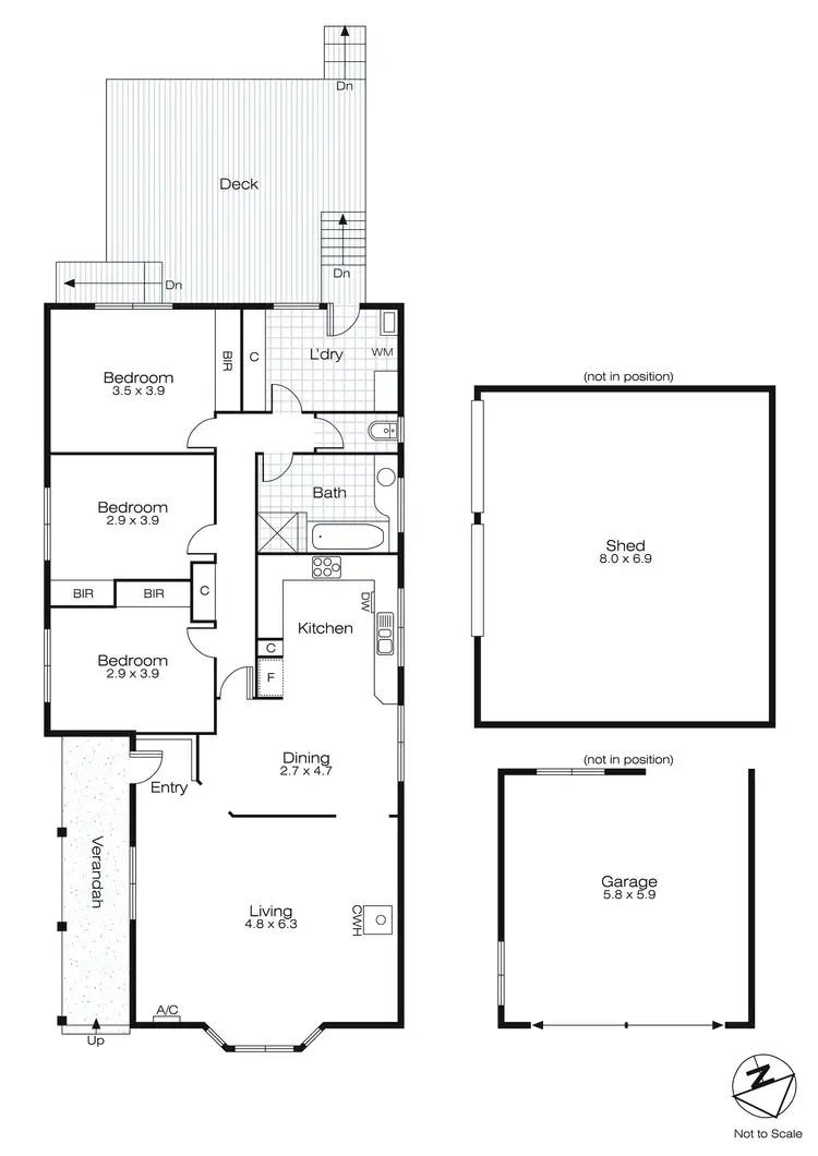 Floorplan of Homely house listing, 611 Hitchcock Road, Buninyong VIC 3357