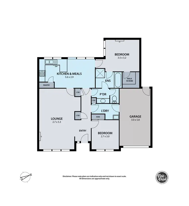 Floorplan of Homely unit listing, 1/15 George Street, Oakleigh VIC 3166