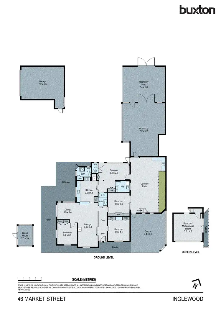 Floorplan of Homely house listing, 46 Market Street, Inglewood VIC 3517
