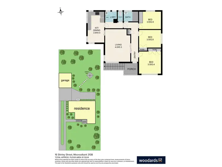 Floorplan of Homely house listing, 16 Shirley St, Mooroolbark VIC 3138