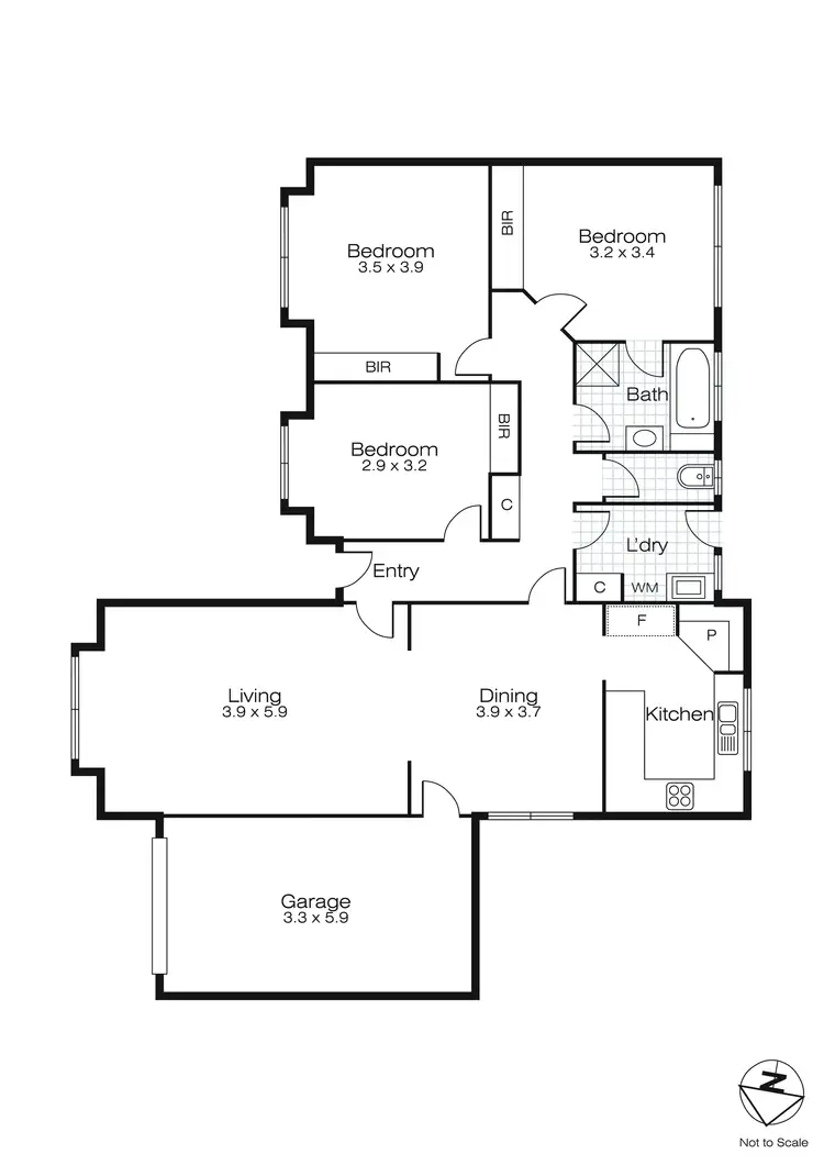 Floorplan of Homely house listing, 202 Spencer Street, Sebastopol VIC 3356