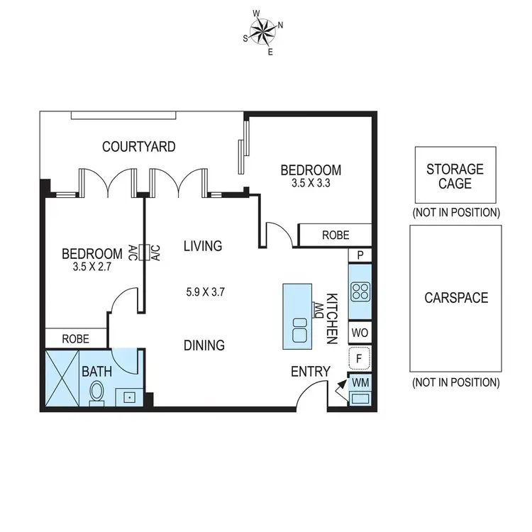 Floorplan of Homely apartment listing, 7/687 Glen Huntly Road, Caulfield VIC 3162
