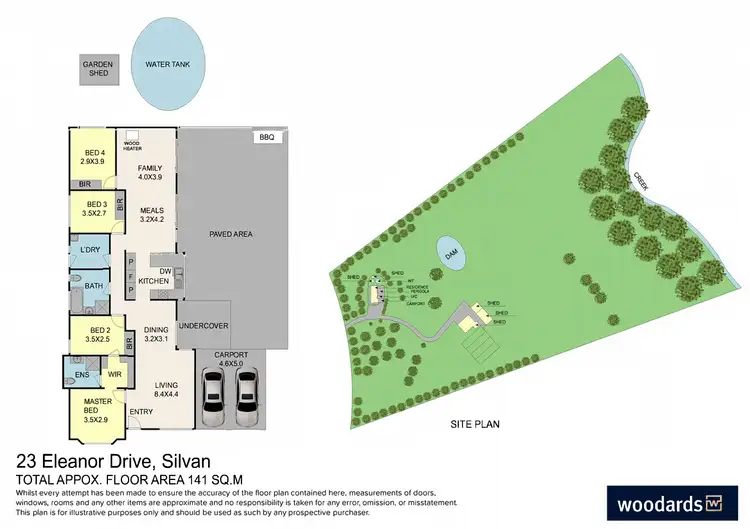 Floorplan of Homely rural property listing, 23 Eleanor Drive, Silvan VIC 3795