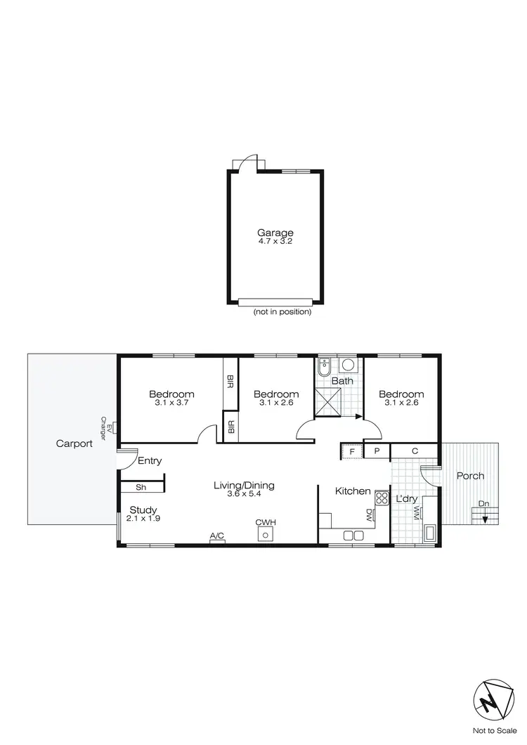 Floorplan of Homely house listing, 2 Magpie Street, Golden Point VIC 3350