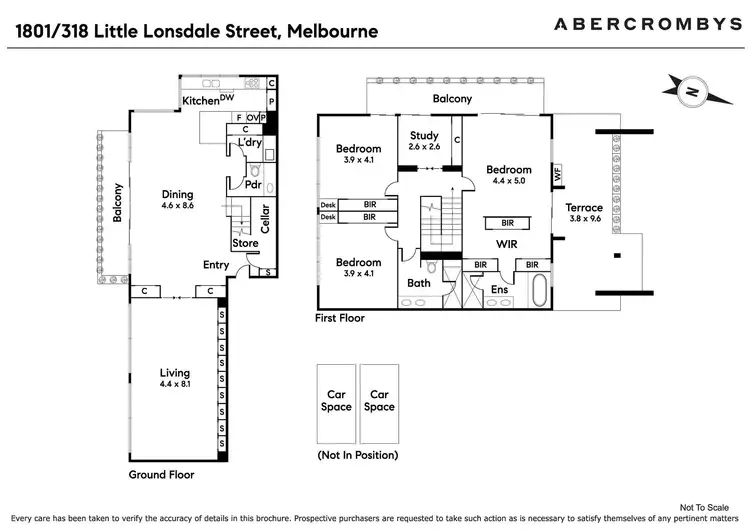 Floorplan of Homely apartment listing, 1801/318 Little Lonsdale Street, Melbourne VIC 3000