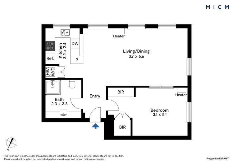 Floorplan of Homely apartment listing, 10/192 Little Collins Street, Melbourne VIC 3000