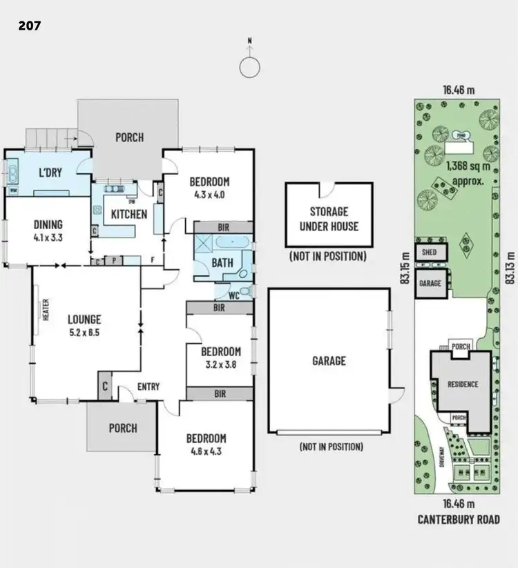 Floorplan of Homely house listing, 205-207 Canterbury Road, Blackburn VIC 3130