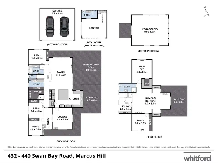 Floorplan of Homely rural property listing, 432-440 Swan Bay Road, Marcus Hill VIC 3222