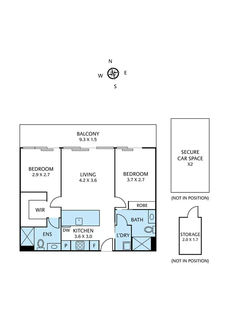 Floorplan of Homely unit listing, 315/125 Francis Street, Yarraville VIC 3013