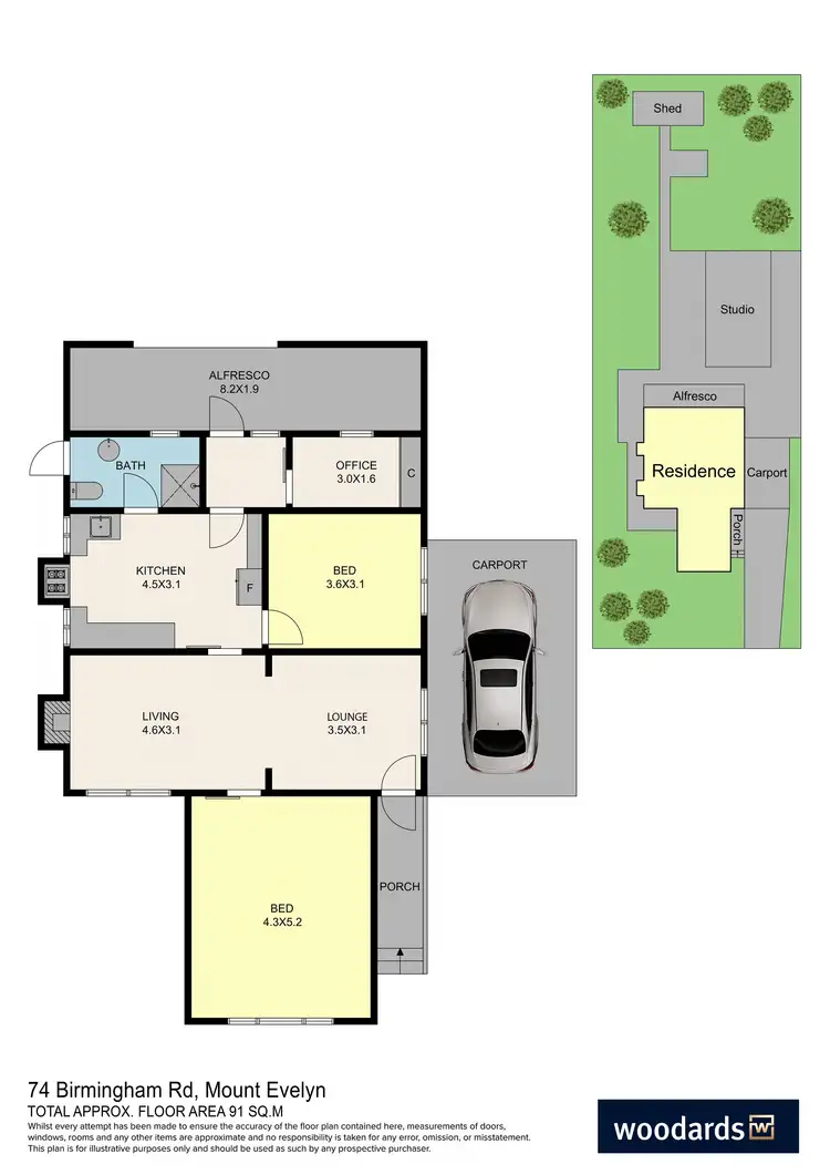 Floorplan of Homely house listing, 74 Birmingham Road, Mount Evelyn VIC 3796