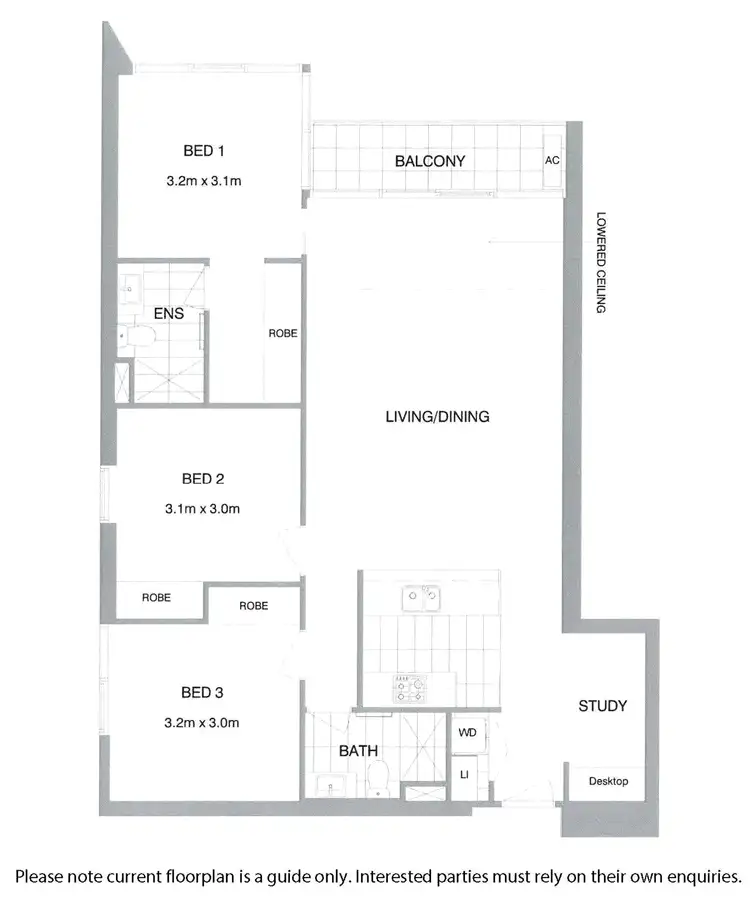 Floorplan of Homely apartment listing, 3901/618 Lonsdale Street, Melbourne VIC 3000