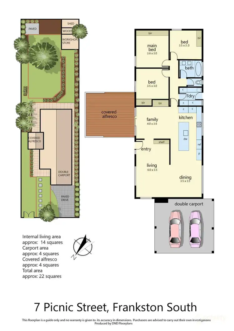 Floorplan of Homely house listing, 7 Picnic Street, Frankston South VIC 3199