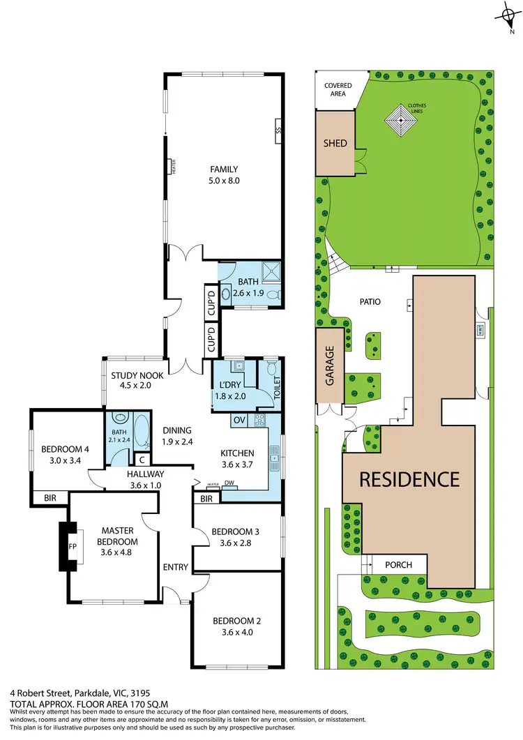 Floorplan of Homely house listing, 4 Robert Street, Parkdale VIC 3195