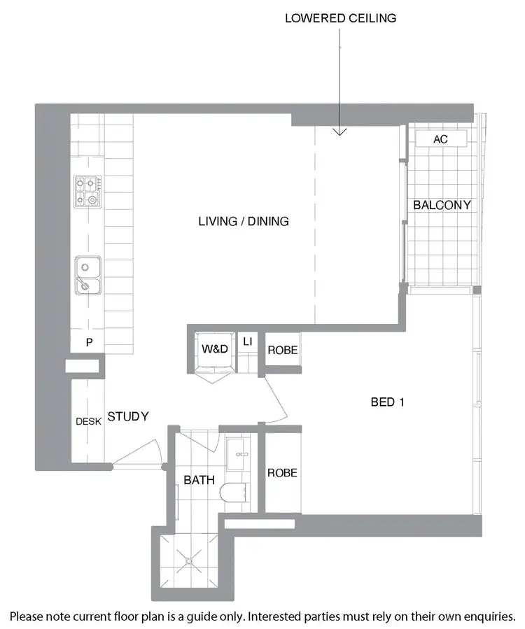Floorplan of Homely apartment listing, 2013/560 Lonsdale Street, Melbourne VIC 3000