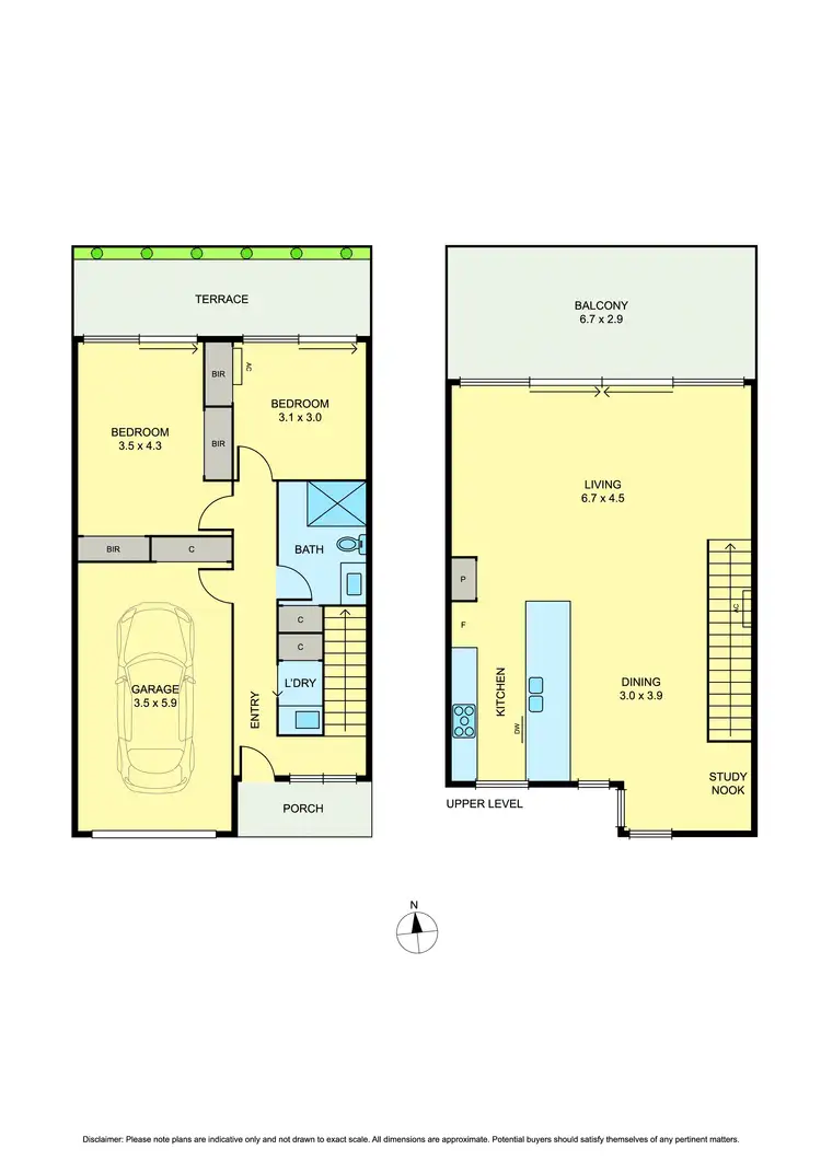 Floorplan of Homely townhouse listing, 4/15-17 Railway Road, Blackburn VIC 3130