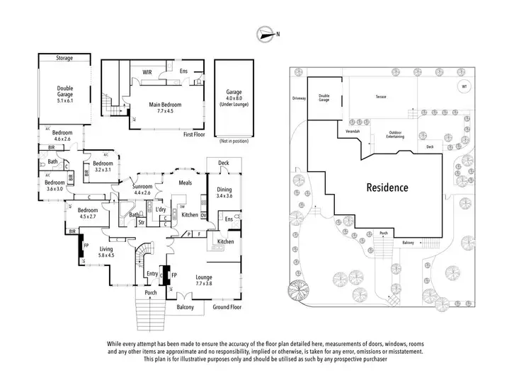 Floorplan of Homely house listing, 51 Grandview Grove, Rosanna VIC 3084