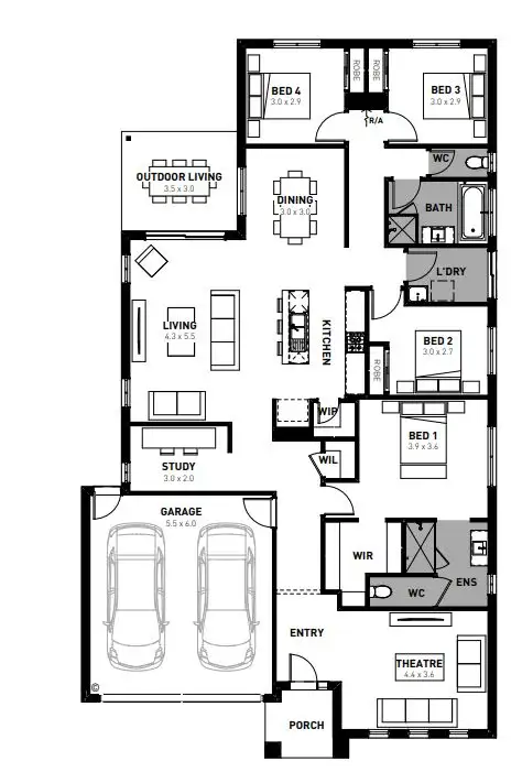 Floorplan of Homely house listing, 210 Glenloch Loop, Gisborne VIC 3437