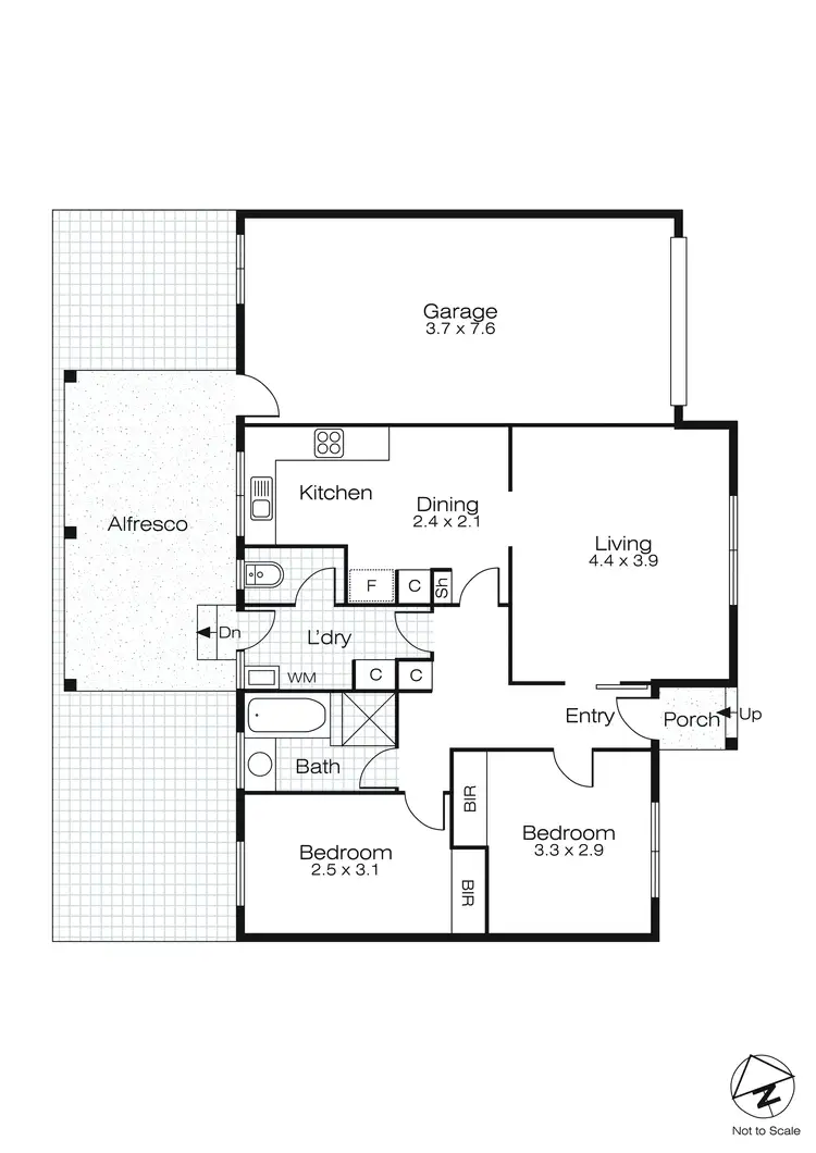 Floorplan of Homely house listing, 6/4 Wall Street, Sebastopol VIC 3356