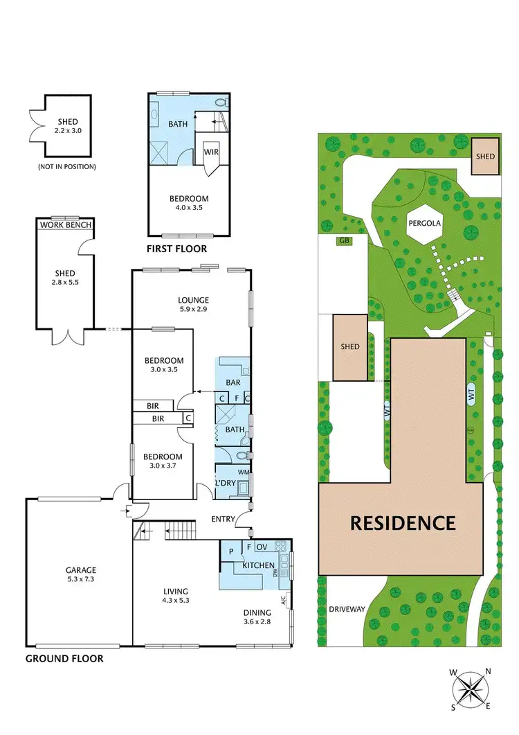 Floorplan of Homely house listing, 35 Esplanade, Seaholme VIC 3018