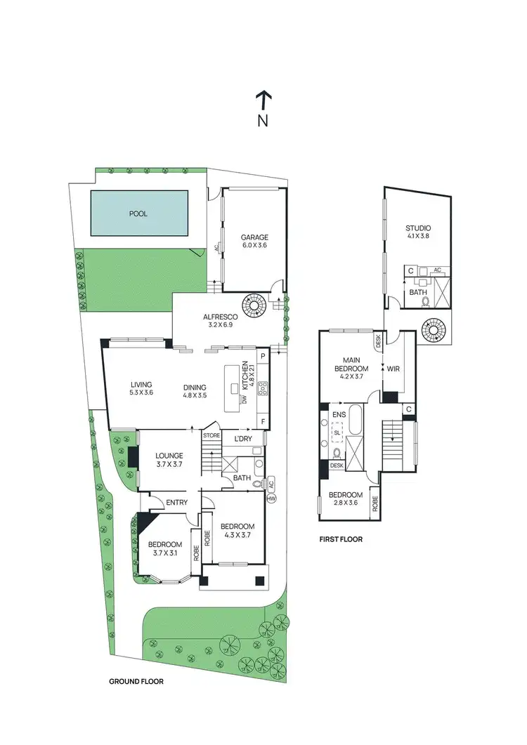 Floorplan of Homely house listing, 15 Pearson Street, Williamstown VIC 3016