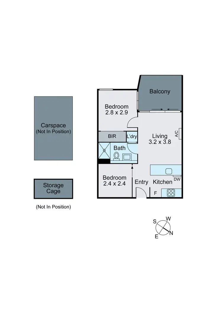 Floorplan of Homely apartment listing, 210/25 Trent Street, Glen Iris VIC 3146