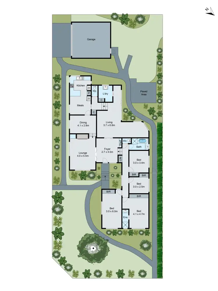 Floorplan of Homely house listing, 41 Bruce Street, Mount Waverley VIC 3149